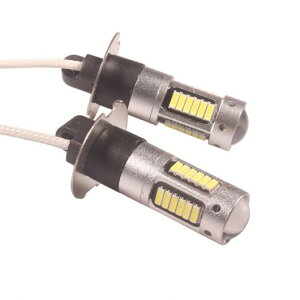 2�s�[�X H3 LED ���C�g �o���u 4014 30SMD �z���C�g �A���o�[ �I�[�g LED �t�H�O�����v DRL 12V �z���C�g�E�A���o�[ H3 AL-KK-6882 AL Light lamp for car