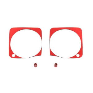 ダッシュボード トリム 装飾 ステッカー 適用: スズキ ジムニー 2019 2020 2021 JB64 JB74 インテリア アクセサリー アルミニウム 合金 レッド〜シルバー AL-KK-7151 AL Car decorative parts