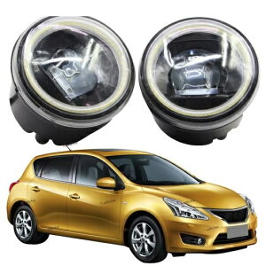 LED �t�H�O���C�g �J�b�g���C�������Y �K�p: ���Y �p���T�[ �n�b�` �e�B�[�_ C12 �p���T�[ SSS 2012 13-LED �z���C�g �G���W�F���A�C DRL �z���C�g LED �t�H�O���C�g AL-KK-8206 AL Car light