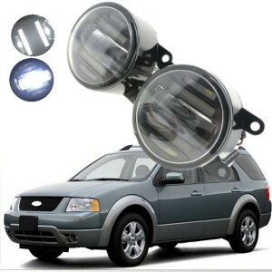 �K�p: �t�H�[�h/FORD �t���[�X�^�C�� SEL 2005 2006 2007 2in1 18W LED �t�H�O���C�g �z���C�g �J�b�g���C�������Y DRL �z���C�g LED �t�H�O AL-KK-8328 AL Car light