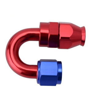 AN8 �����[�U�u�� �X�C�x�� PTFE �z�[�X �G���h �I�C�� PTFE �t�B�b�e�B���O 180�x PTFE �z�[�X �A�_�v�^ �K�p: �I�C�� �t���[�G�� ���C�� AL-LL-0466 AL Car parts