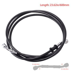600mm �I�C�� �z�[�X �`���[�u ���j�o�[�T�� �҂ݍ��� �X�`�[�� ������ ���� �u���[�L ���C�� ATV �ق��� PIT ���[�V���O �o�C�N MX �u���b�N�`�V���o�[ AL-LL-0496 AL Car parts