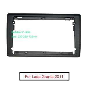オーディオ ラジオ 9 ビッグ スクリーン 2DIN フレーム アダプタ 適用: ラーダ/LADA グランタ 2011 DVD プレーヤー ダッシュ フィッティング パネル フレーム キット AL-LL-6184 AL Interior parts for cars