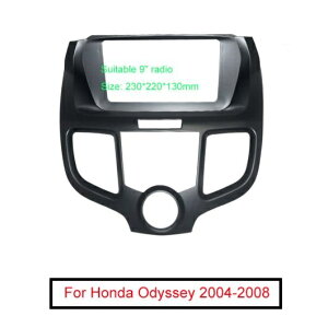 2DIN ラジオ ステレオ 9インチ ビッグ スクリーン フレーム 適用: ホンダ オデッセイ DVD プレーヤー フェイス ダッシュ マウント トリム キット AL-LL-6263 AL Interior parts for cars