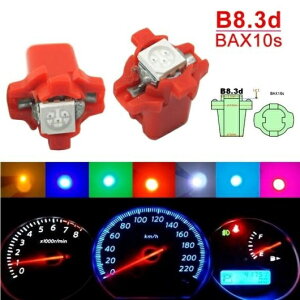 50�s�[�X 12V B8.3D/BAX10S 1SMD 5050 �Q�[�W �_�b�V���{�[�h LED ���C�g �C���e���A �����v �z���C�g�`�N���X�^���u���[ AL-LL-6487 AL Car parts