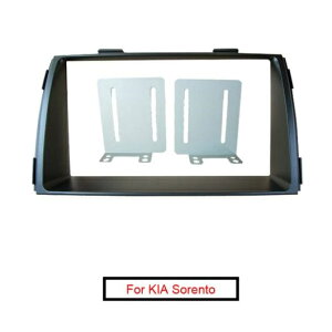 2DIN DVD ���W�I �t���[�� �K�p: �N�� �\�����g 2010 + �_�b�V���{�[�h �}�E���g �t���[�� �p�l�� �g���� �L�b�g AL-LL-7032 AL Interior parts for cars