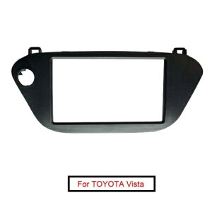 2DIN ���W�I �I�[�f�B�I �p�l�� �t���[�� �A�_�v�^ �K�p: �g���^ �r�X�^ V50 �_�b�V���{�[�h �v���[�g �t���[�� �L�b�g AL-LL-7632 AL Interior parts for cars