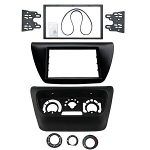 ���W�I 2DIN �t���[�� �p�l�� �K�p: �O�H �����T�[ IX �X�e���I �_�b�V�� �L�b�g DVD �t���[�� + �Z���^�[ AC �R���g���[�� �p�[�c 173×98mm�E178×102mm AL-LL-7677 AL Interior parts for cars