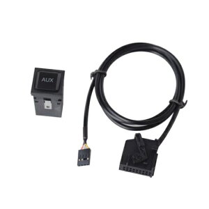 AUX C XCb` MP3 I[fBI C^[tF[X C[ Kp: tHNX[Q/VOLKSWAGEN AEfB/AUDI tH[h/FORD VR_ AUX P[u A_v^ AL-LL-8043 AL Car parts