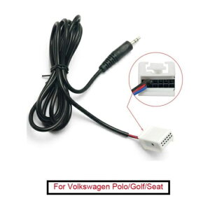 10�s�[�X �X�e���I �I�[�f�B�I 3.5mm �I�X AUX �A�_�v�^ �P�[�u�� �K�p: �t�H���N�X���[�Q��/VOLKSWAGEN �|��/�S���t/�Z�A�g �C�r�T OEM ���W�I RCD210/310 AL-LL-8248 AL Car parts