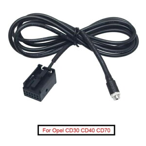 10�s�[�X CD ���W�I MP3 �I�[�f�B�I ���X �W���b�N AUX-IN �A�_�v�^ �P�[�u�� �K�p: �I�y��/OPEL CD30 CD40 DVD 90 �i�r 12-�s�� �|�[�g AUX ���C���[ �P�[�u�� AL-LL-8356 AL Car parts