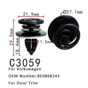 �I�[�g �N���b�v 8E0868243 �K�p: �A�E�f�B/AUDI A3 S3 8P A4 B6 B7 �t�H���N�X���[�Q��/VOLKSWAGEN �L���f�B MK3 �V���R�_ �X�y���u 3T �Z�A�g �G�N�V�I �h�A �g���� �o���p�[ �t�@�X�i�[ 50�s�[�X AL-MM-0688 AL