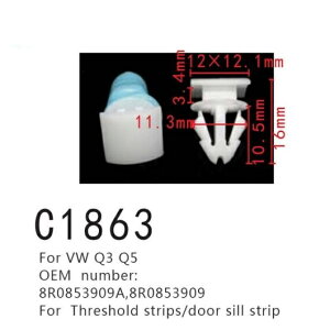 hA V Xgbv obN Kp: 8R0853909A 8R0853909 VW St WFb^ pT[g AEfB/AUDI Q2 Q3 Q5 Q7 Xgbv |WVi[ 100s[X AL-MM-0987 AL Interior parts for cars