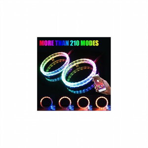 GWFAC }`J[ RGB LED HALO O Cg _Ci~bN V[PV t[ ECJ[ jO v wbhCg 95mm AL-MM-2156 AL Car parts
