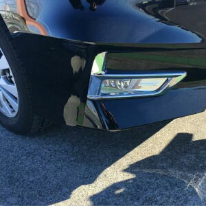 適用: 日産 セレナ 2016-2019 クローム フロント バンパー フォグライト トリム ランプ カバー 反射 ステッカー エクステリア アクセサリー タイプ002 AL-MM-2709 AL Exterior parts for cars