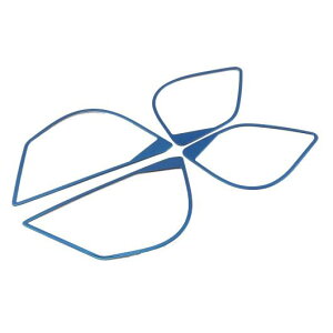 適用: トヨタ CHR C-HR 2017-2019 2020 インテリア アクセサリー ステンレス スチール ドア スピーカー ホーン フレーム トリム ステッカー スチール ブラック〜スチール マット AL-MM-2799 AL Interior part