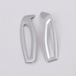 適用: トヨタ CHR C-HR 2017 2018 2019 2020 カーボンファイバー インテリア エアコン 吹き出し口 カバー トリム ステッカー アクセサリー ABS シルバー AL-MM-2810 AL Interior parts for cars