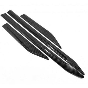 適用: トヨタ RAV4 RAV 4 2019 2020 エクステリア ABS クローム ドア ボディ プロテクター サイド モールディング カバー トリム ブラック〜カーボン調 AL-MM-3372 AL Exterior parts for cars