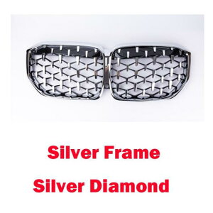 適用: BMW X5シリーズ G05 2018-2020 ミドル グリル ABS プラスチック フロント バンパー グリル オート センター グリル バーチカル バー スタイル 11〜スタイル 13 AL-MM-3709 AL Exterior parts for cars