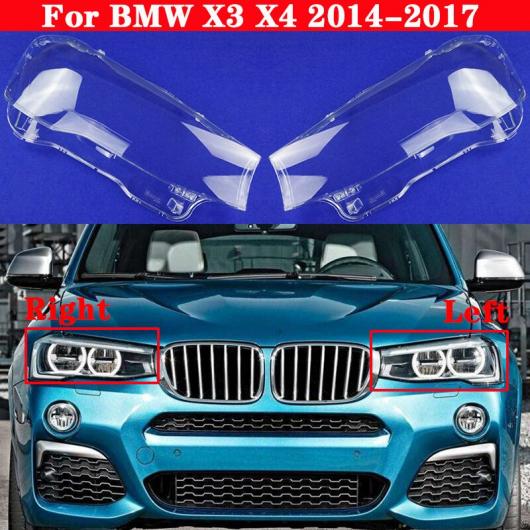 AL フロント ヘッドライト カバー ランプシェード クリア ランプカバー 適用: BMW X3 X4 F26 2014-2017 ヘッド ランプ ライト カバー ガラス レンズ シェル 左・右 AL-MM-3751 その他