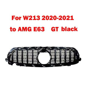 ミドル グリル 適用: メルセデス・ベンツ Eクラス W213 2020-2021 フロント バンパー グリル オート センター バーチカル バー グリル セット 1・セット 2 AL-MM-3942 AL Exterior parts for cars