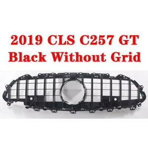 適用: メルセデス・ベンツ CLS クラス C257 2019-2020 ミドル グリル GT ABS プラスチック シルバー ブラック フロント バンパー センター グリル スタイル 1・スタイル 2 AL-MM-4187 AL Exterior parts for cars