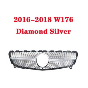 適用: メルセデス・ベンツ Aクラス W176 W177 2013-2019 ミドル グリル ABS プラスチック GT フロント グリル A180 A200 スタイル 1〜スタイル 14 AL-MM-4196 AL Exterior parts for cars