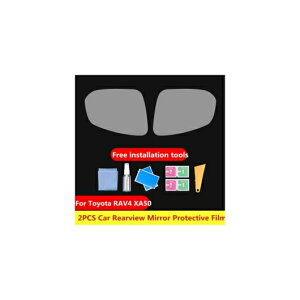 4ピース バックミラー ミラー 保護 フィルム ウインドウ レイン ガード 適用: トヨタ RAV4 RAV-4 XA50 2019 2020 防水 防曇 アンチフォグ フィルム 2ピース バックミラー ミラー AL-MM-4490 AL Car parts