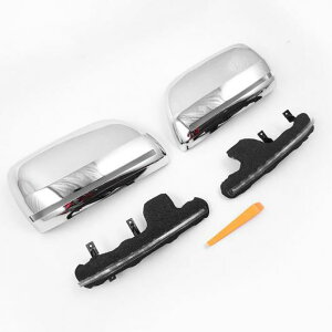 フロー LED サイド リア-ビュー ミラー カバー 適用: トヨタ ランドクルーザー 200 LC200 2012 2014 2016 2017 2018 2019 アクセサリー クローム・パールホワイト AL-MM-4792 AL Exterior parts for cars