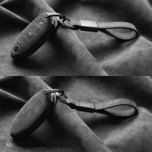 スウェード キーケース 適用: 日産 アルティマ キャシュカイ X-トレイル キックス ティーダ ジューク マーチ マキシマ ムラーノ セントラ タイプ A1〜タイプ A3 AL-MM-5066 AL key case