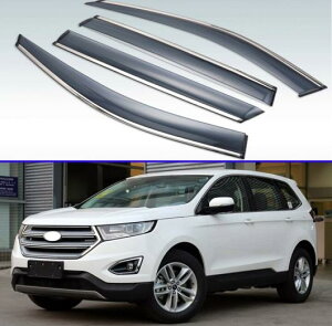 �K�p: �t�H�[�h/FORD �G�b�W 2015 2016 2017 �v���X�`�b�N �G�N�X�e���A �o�C�U�[ �����o���� �V�F�[�h �E�C���h�E �T�� ���C�� �K�[�h �f�t���N�^�[ 4�s�[�X AL-KK-0214 AL Exterior parts cars