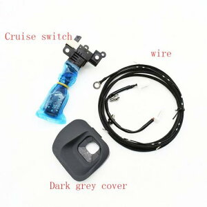 �X�e�A�����O �z�C�[�� �N���[�Y �R���g���[�� �X�C�b�` 84632-34011 �J�o�[ 45186-47030-C0 45186-47030-B0 �K�p: 1�Z�b�g �u���b�N �J�o�[�E1�Z�b�g �_�[�N�O���[ �J�o�[ AL-MM-6913 AL Interior parts for cars