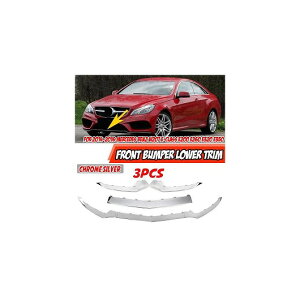 フロント バンパー リップ ボディ キット スポイラー スプリッタ ディフューザー カバー 適用: メルセデス・ベンツ W207 A207 C207 Eクラス E320 E350 2014-2016 AL-MM-7919 AL Exterior parts for cars