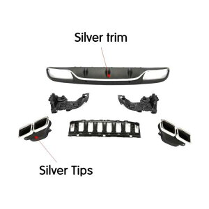 63 AMG fBt[U[ GL][Xg `bv Kp: ZfXExc W205 C205 N[y 2hA C200 C300 C43 AMG ubN C Vo[ `bvEVo[ C `bv AL-MM-8191 AL Exterior parts for ca