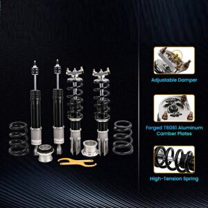 コイルオーバー サスペンション 適用: フォード/FORD マスタング 4TH 24段階 調整可能 ダンパー 1999 フロント リア キャンバー プレート スプリング マウント AL-NN-3851 AL Car parts