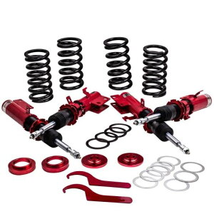 24-ステップ 調整可能 ダンパー ロアリング コイルオーバー サスペンション 適用: トヨタ アヴァロン 2007-2011 ショック アブソーバー ストラット セット AL-NN-5024 AL Car parts