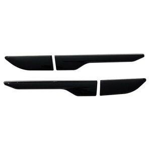 4ピース ブラック サイド 通気口 カバー トリム 適用: ランド ローバー/ROVER レンジ ローバー/ROVER イヴォーク 2012-2017 ブラック AL-NN-8802 AL Exterior parts for cars