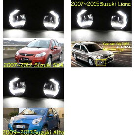 バンパー ランプ 適用: ヘッドライト スズキ SX4 デイタイム ライト LED 2007-2104 SX4〜2007-2104 アルト スズキ LED フォグランプ ワイヤー スイッチオンオフ AL-OO-0619 AL Car light