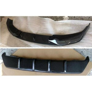 ���A�� �J�[�{���t�@�C�o�[ �t�����g �o���p�[ ���b�v �X�|�C���[ ���A �g�����N �f�B�t���[�U�[ �T�C�h �{�f�B �X�J�[�g �K�p: BMW X6 G06 2019 2020 2021 2022 �^�C�v006 ���b�v �f�B�t���[�U�[ AL-OO-3