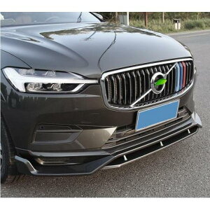 ABS �y�C���g �J�[�{���t�@�C�o�[ �t�����g �o���p�[ �X�|�C���[ ���b�v �X�v���b�^�[ �J�o�[ �K�p: �{���{/VOLVO XC60 2018 2019 2020 2021 �u���E���`ABS �J�[�{���t�@�C�o�[ AL-OO-3215 AL Exterior parts for c