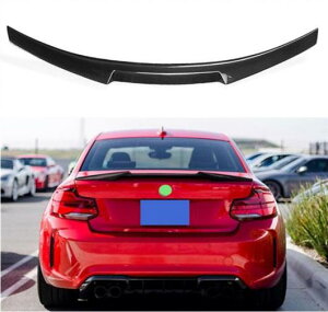 ���A�� �J�[�{���t�@�C�o�[ ���A �e�[�� �E�C���O �g�����N ���b�v �X�|�C���[ �K�p: BMW 2�V���[�Y F87 F22 220i 228I M235i 2014-2020 AL-OO-3307 AL Exterior parts for cars