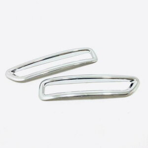 適用: 日産 シルフ セントラ 2020 ABS クローム リア フォグライト ランプ カバー トリム 2ピース シルバー AL-OO-3622 AL Exterior parts for cars