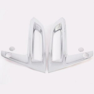 適用: 日産 シルフ セントラ 2020 ABS クローム フロント フォグライト ランプ カバー トリム モールディング ブラック・シルバー AL-OO-3623 AL Exterior parts for cars