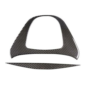 �J�[�{���t�@�C�o�[ �Z���^�[ �R���\�[�� �M�A �V�t�g �}���`���f�B�A �p�l�� �J�o�[ �g���� �K�p: �����Z�f�X�E�x���c V-CL 2015-2020 �J�[�{���� AL-OO-4069 AL Interior parts for cars