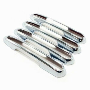 ABS クローム カーボンファイバー サイド ドア ハンドル カバー エクステリア アクセサリー 適用: トヨタ ハイランダー クルーガー 2020 2021 ホール・ホールなし AL-OO-4653 AL Exterior parts for cars