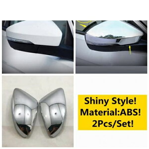 適用: フォルクスワーゲン/VOLKSWAGEN T-ROC T ROC 2018-2021 ABS クローム/カーボンファイバー バックミラー ミラー キャップ 保護 カバー トリム エクステリア アクセサリー カーボン調・光沢 AL-OO-4992