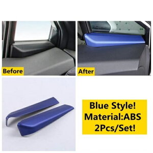 ABS ブルー アクセサリー 適用: トヨタ C-HR CHR 2016-2022 インナー ドア ハンドル ボウル フレーム/エアコン AC 吹き出し口 カバー トリム タイプA AL-OO-5002 AL Interior parts for cars