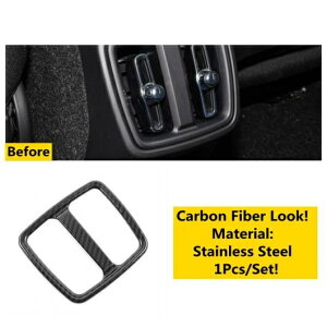 �K�p: �{���{/VOLVO XC40 2018-2022 �X�e�����X �X�`�[�� ���A �G�A AC �R���f�B�V���� �����o���� �p�l�� �t���[�� ���� �J�o�[ �g���� �u���b�N �͗l�E�J�[�{���� AL-OO-5073 AL Interior parts for cars