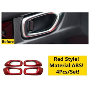 レッド アクセサリー インテリア 適用: ホンダ シビック 11TH 2022 ハンドル ボウル AC エア ダッシュボード フレーム ギア パネル ヘッド ライト リード ランプ カバー トリム タイプF AL-OO-5250 AL