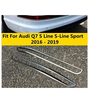 リア フォグライト フォグランプ ランプ フレーム カバー トリム 適用: アウディ/AUDI Q7 S ライン S-ライン スポーツ 2016-2019 ABS クロム アクセサリー AL-OO-5506 AL Exterior parts for cars